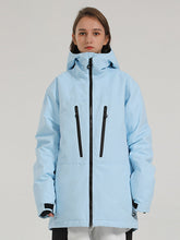 Women's Winter Single Board Double Board Windproof Waterproof Colorful Ski Jacket Couples Snowwear